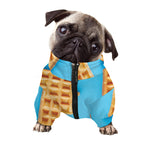 Fresh Waffles Print Dog Zip Up Jacket
