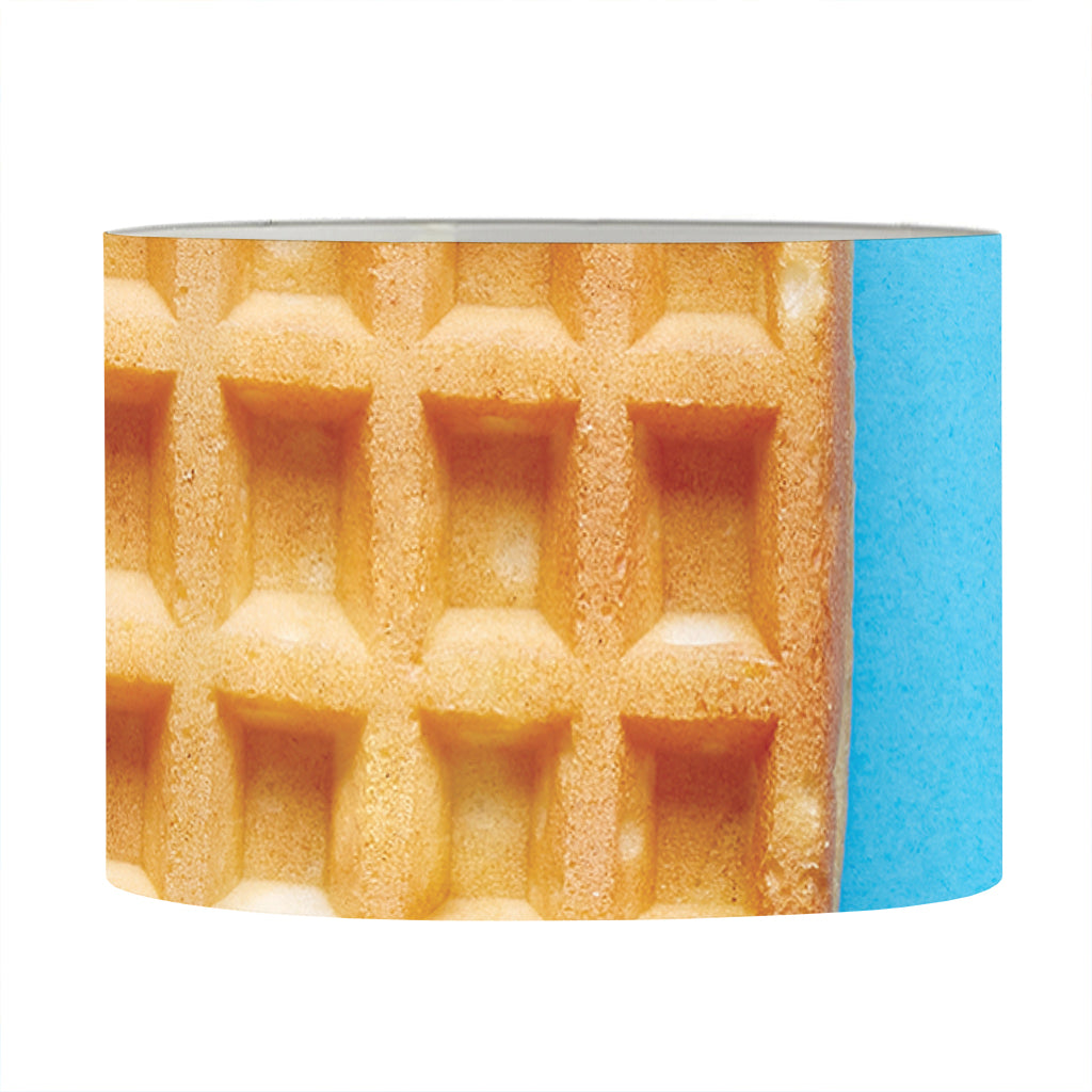 Fresh Waffles Print Drum Lamp Shade