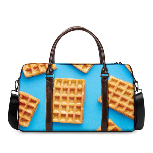 Fresh Waffles Print Duffle Bag