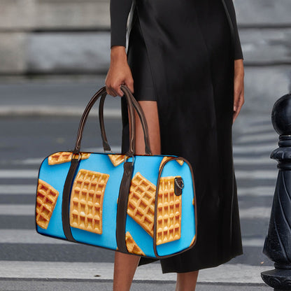 Fresh Waffles Print Duffle Bag