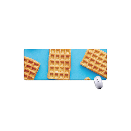 Fresh Waffles Print Extended Mouse Pad