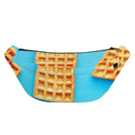Fresh Waffles Print Fanny Pack