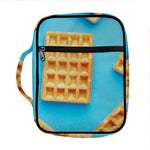 Fresh Waffles Print Front Pocket Bible Bag