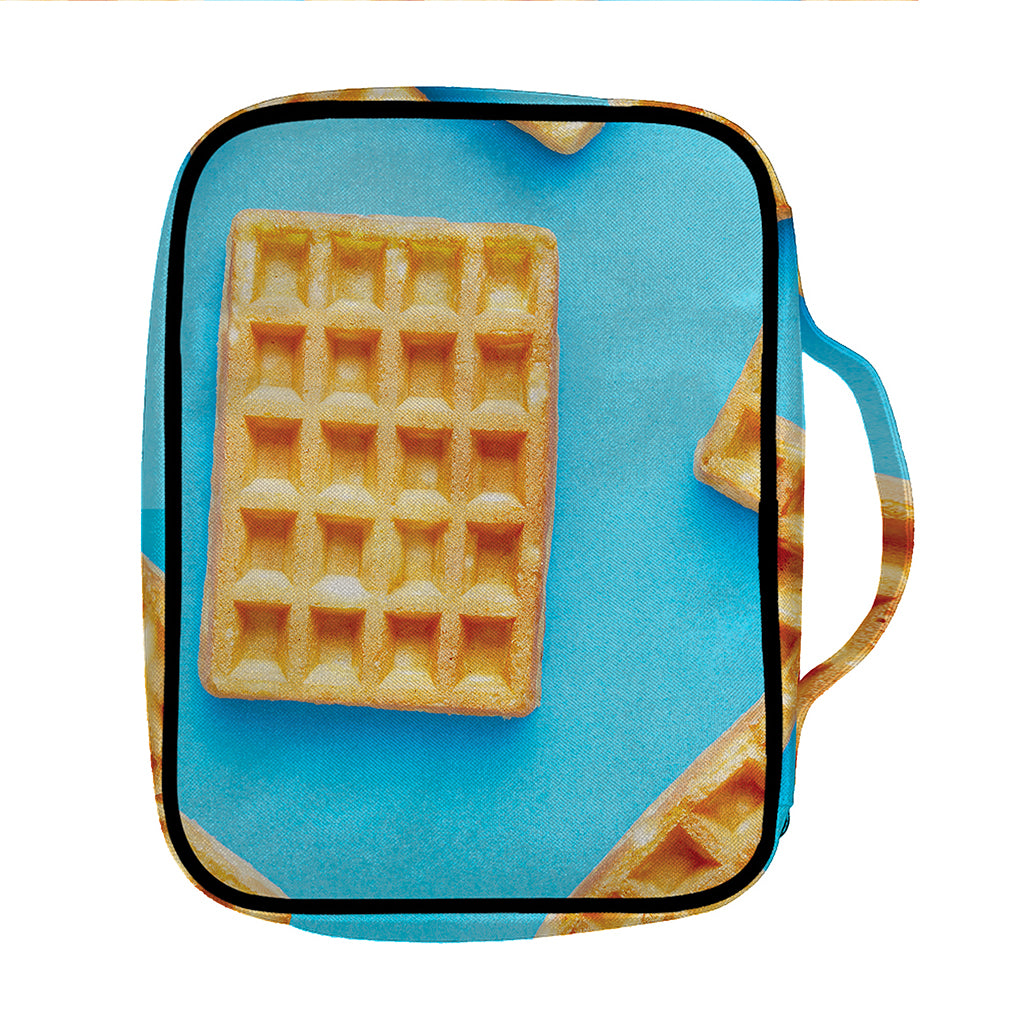 Fresh Waffles Print Front Pocket Bible Bag