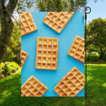 Fresh Waffles Print Garden Flag