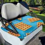 Fresh Waffles Print Golf Cart Seat Cover
