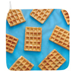 Fresh Waffles Print Hand Towel