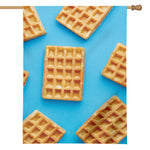 Fresh Waffles Print House Flag
