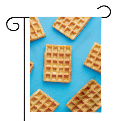 Fresh Waffles Print House Flag