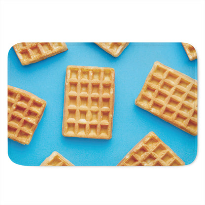Fresh Waffles Print Indoor Door Mat