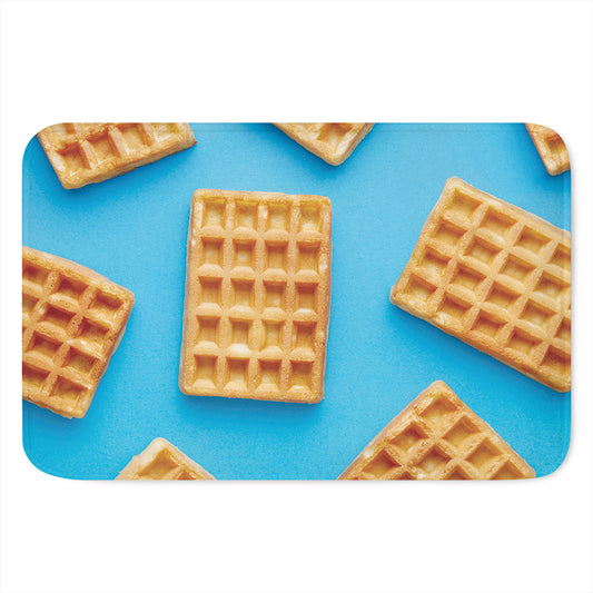 Fresh Waffles Print Indoor Door Mat