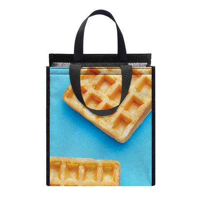 Fresh Waffles Print Insulated Lunch Tote