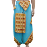 Fresh Waffles Print Lantern Pants