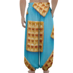 Fresh Waffles Print Lantern Pants