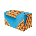Fresh Waffles Print Leather Tissue Box Cover
