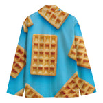 Fresh Waffles Print Men's Blazer