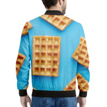 Fresh Waffles Print Men's Bomber Jacket