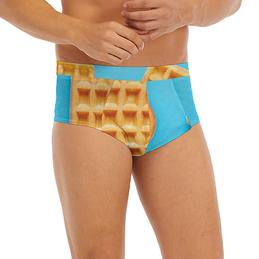 Fresh Waffles Print Men's Briefs