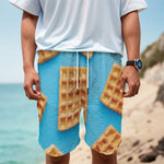 Fresh Waffles Print Men's Cargo Shorts