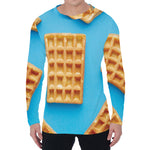Fresh Waffles Print Men's Long Sleeve T-Shirt