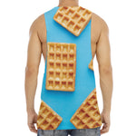 Fresh Waffles Print Men's Muscle Tank Top