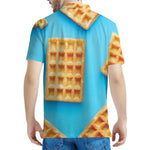 Fresh Waffles Print Men's Polo Shirt