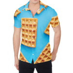 Fresh Waffles Print Men's Shirt