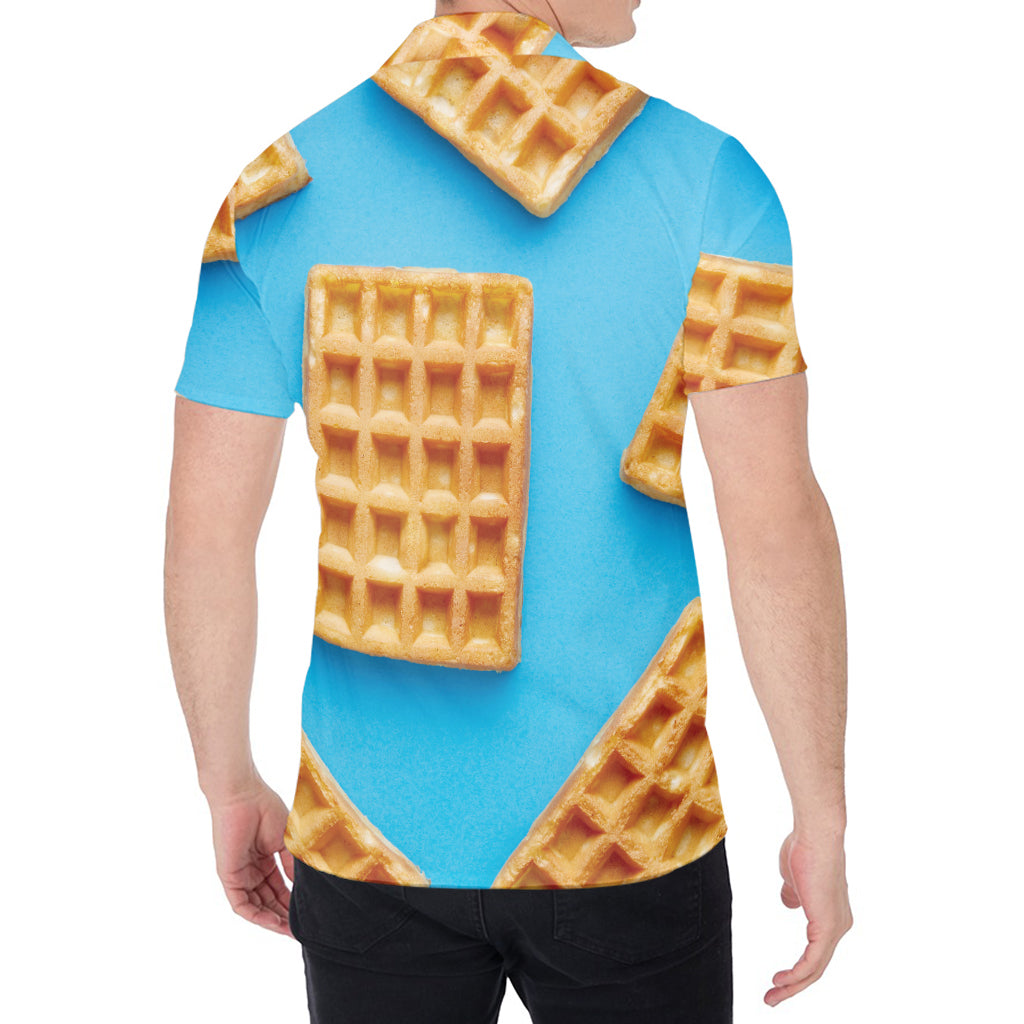 Fresh Waffles Print Men's Shirt