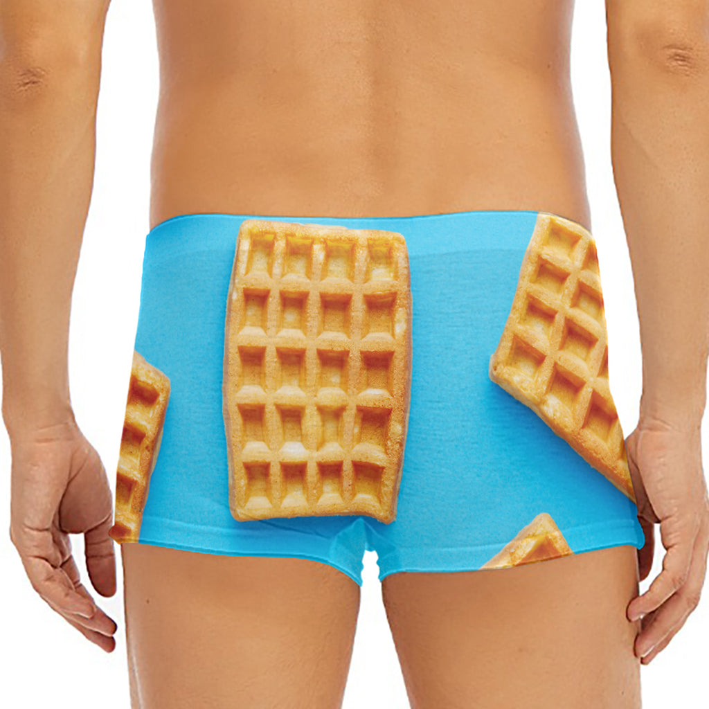 Fresh Waffles Print Men's Short Boxer Briefs