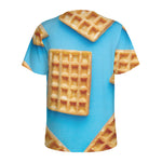Fresh Waffles Print Men's Sports T-Shirt