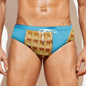 Fresh Waffles Print Men's Swim Briefs