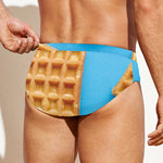 Fresh Waffles Print Men's Swim Briefs