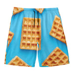 Fresh Waffles Print Men's Swim Trunks