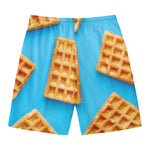 Fresh Waffles Print Men's Swim Trunks