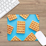 Fresh Waffles Print Mouse Pad