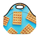 Fresh Waffles Print Neoprene Lunch Bag