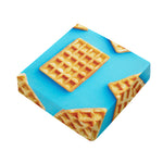 Fresh Waffles Print Outdoor Seat Cushion Cover