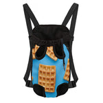 Fresh Waffles Print Pet Carrier Backpack