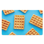 Fresh Waffles Print Polyester Doormat