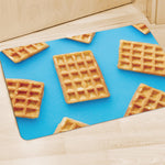 Fresh Waffles Print Polyester Doormat