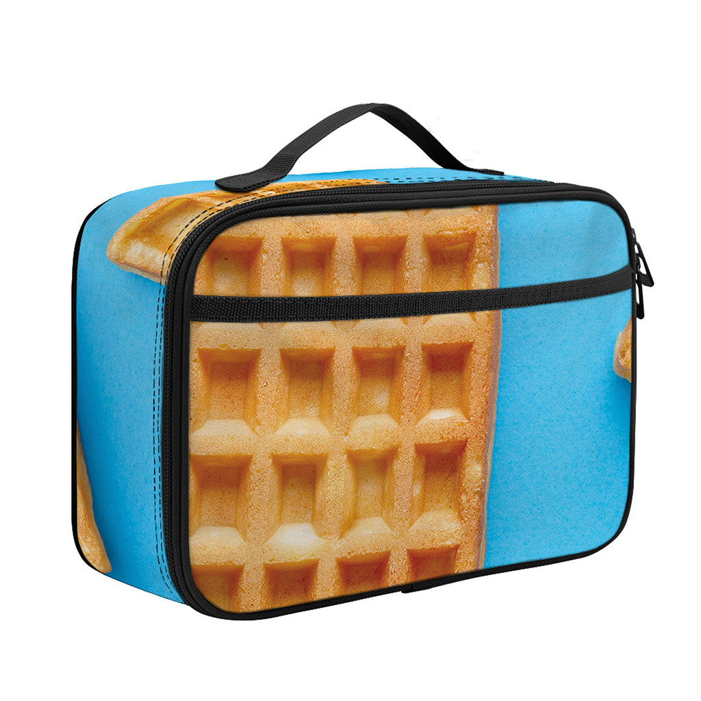 Fresh Waffles Print Portable Lunch Bag