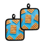 Fresh Waffles Print Pot Holders