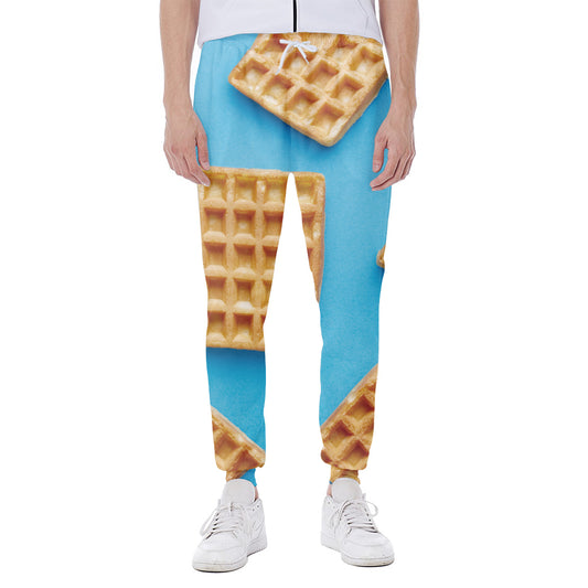 Fresh Waffles Print Scuba Joggers