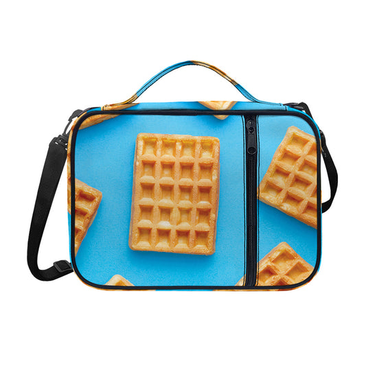 Fresh Waffles Print Shoulder Strap Bible Bag