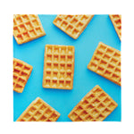 Fresh Waffles Print Silk Bandana