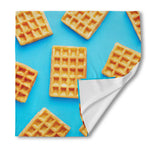 Fresh Waffles Print Silk Bandana