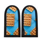 Fresh Waffles Print Skillet Handle Cover