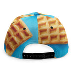 Fresh Waffles Print Snapback Cap