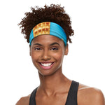 Fresh Waffles Print Sports Headband