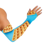 Fresh Waffles Print Sun Protection Arm Sleeves